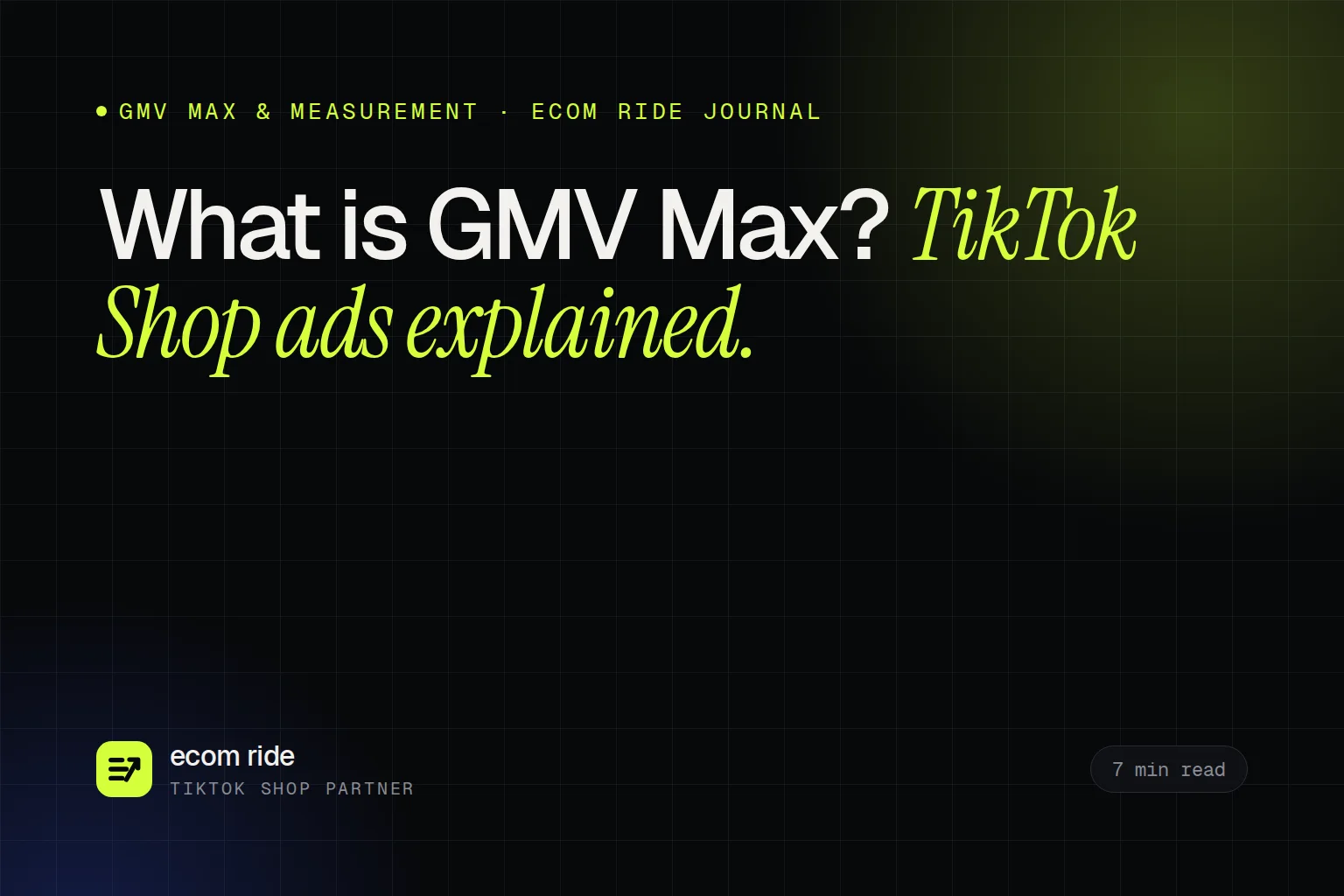 What Is GMV Max? TikTok Shop Ads Explained for Brands (2026)